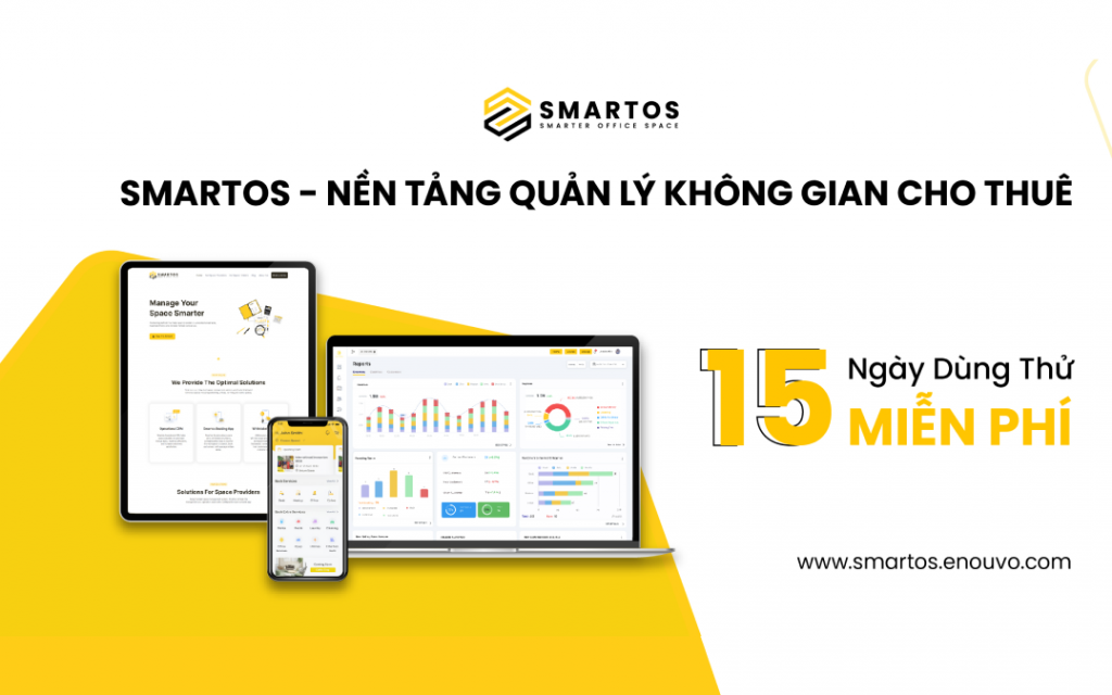 Smartos - Phần mềm CRM dành cho không gian làm việc chung
